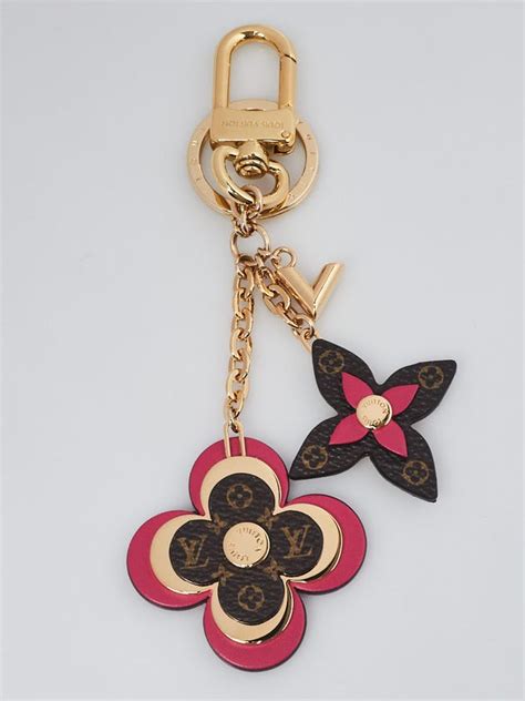 louis vuitton blooming flowers bag charm|More.